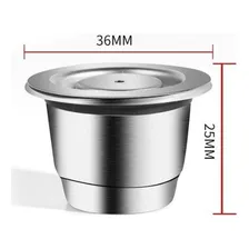 2 Cápsulas Nespresso Reutilizável Inox + Tamper Foto mini  3