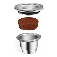 2 Cápsulas Nespresso Reutilizável Inox + Tamper Foto mini  2