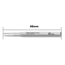 2 Carga Ballpoint Compatível Refil Ballpen Caneta Montblanc Foto mini  2