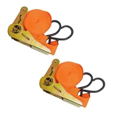 2 Cinta Para Prender Carga Com Catraca 4,5 Metros Bagageiro Foto  mini 1