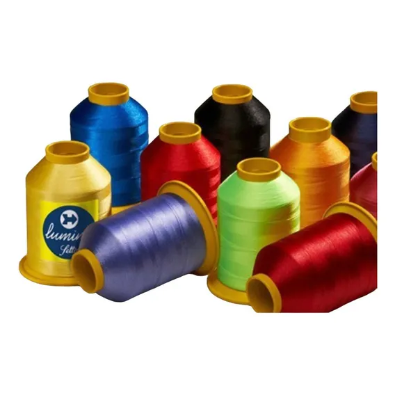 2 Cone Linha Lumina Setta Bordar 120 C/ 4000 Metros Cor Cores Diversas Foto 1