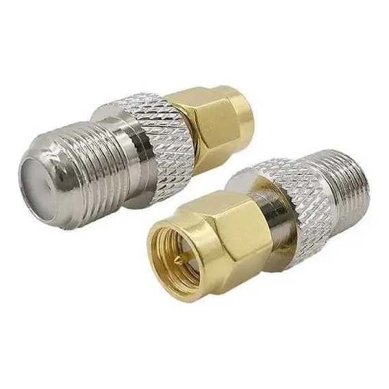2 Conector Adaptador F Sma Macho Antena Rural Box 3g 4g Foto 1