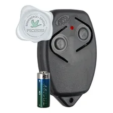 2 Controle Remoto Portão 433mhz Hcs Motor Rossi Cor Rossi Oval Preto Foto  mini 1