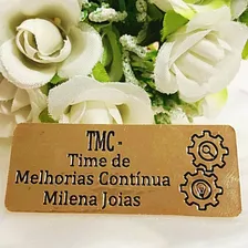 2 Crachá Broche Botton Personalizado Nome Logo Folheado Foto mini 3