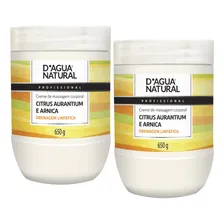 2 Creme Massagem Citrus Aurantium Arnica 650g Dagua Natural Foto mini 3