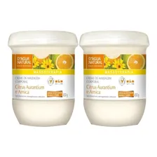 2 Creme Massagem Citrus Aurantium Arnica 650g Dagua Natural Foto mini 1