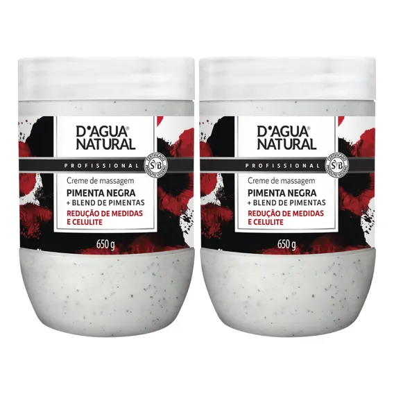 2 Creme Pimenta Negra Dagua Natural - 650g Foto 1