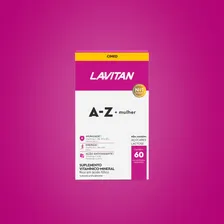 2 Cx Lavitan Mais A-z Mulher Total 120 Comprimidos Sabor Sem Sabor Foto mini 2