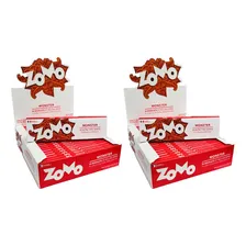 2 Cxs Seda Zomo Monster Vermelha Com 25 - 50 Pacotinhos Foto mini 1