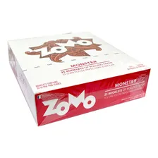 2 Cxs Seda Zomo Monster Vermelha Com 25 - 50 Pacotinhos Foto mini 4