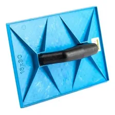 2 Desempenadeira Plastica Corrugada Azul 18x30cm Beltools Foto mini  2