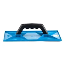2 Desempenadeira Plastica Corrugada Azul 18x30cm Beltools Foto mini  3