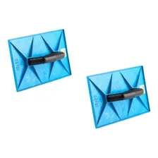 2 Desempenadeira Plastica Corrugada Azul 18x30cm Beltools Foto  mini 1
