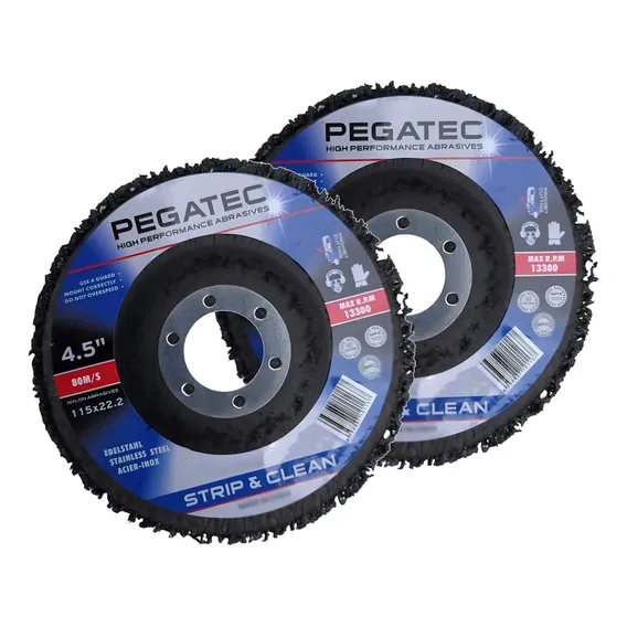 2 Disco Remulver 115mm Strip & Clear Pegatec Foto 1