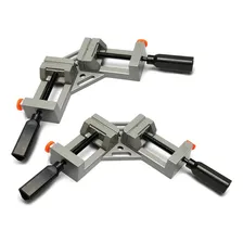 2 Esquadro Grampo Sargento Marceneiro Forte 65mm Titanium Foto  mini 1