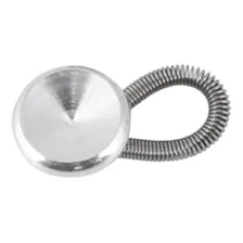 2 Extensores Alargadores Colarinho Camisa Aço Inoxidável Cor Prateado Foto mini 1