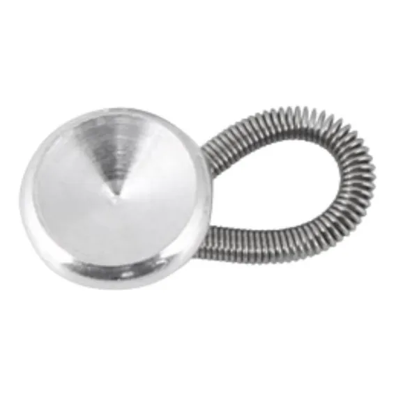2 Extensores Alargadores Colarinho Camisa Aço Inoxidável Cor Prateado Foto 1