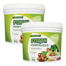 2 Fertilizante Adubo Forth Hortaliças 3kg Nutrição P/ Horta Foto mini 1
