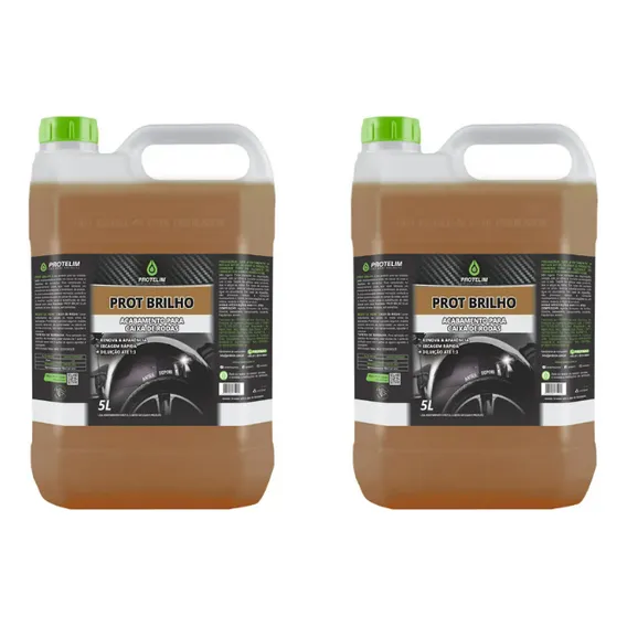 2 Finalizador Abrilhantador De Caixa Rodas Motor Chassis 5l Prot Brilho Foto 1