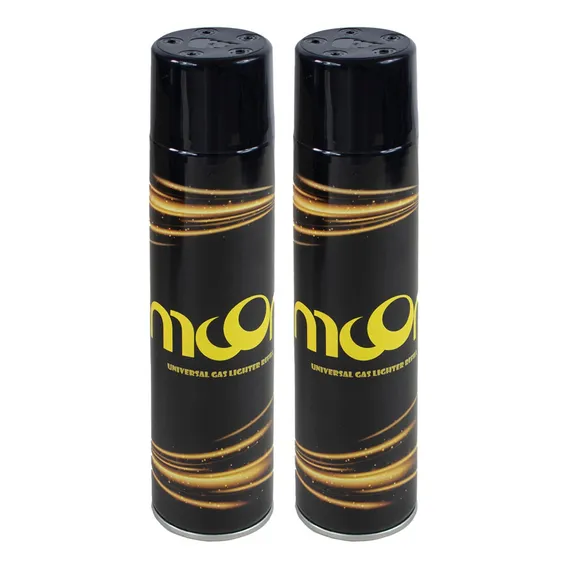 2 Fluido Gás Butano Para Isqueiro Refil 300ml Lata Premium Foto 1