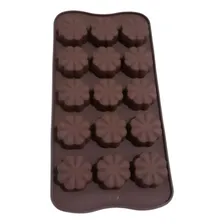 2 Forma De Silicone Chocolate Bombom Cm 315 Cor Marrom Foto mini 2