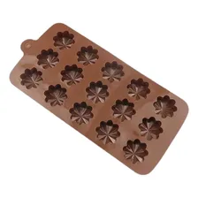 2 Forma De Silicone Chocolate Bombom Cm 315 Cor Marrom Foto mini 1