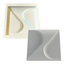 2 Formas 3d Gesso 3d 20x20cm Abs 2mm Forma Gesso E Cimento Foto  mini 1