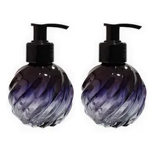 2 Frasco Vidro Porta Sabonete Liquido 120ml Azul Foto mini 1