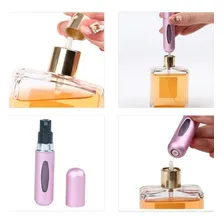 2 Frascos Porta Perfume Atomizador Recarregável Spray 8ml Foto mini  2