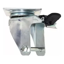 2 Garfo Girat贸rio Com Freio Para Roda 614 P Rodizio Schioppa Rodas Cinza Foto mini 1
