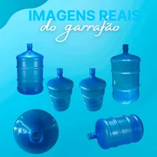2 Garrafão Vasilhame 20 Litros Virgem Pp Água Pótavel Azul Foto mini 1