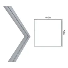 2 Gaxeta Borracha Freezer Horizontal Electrolux H500 Orig Cor Cinza Foto mini 3