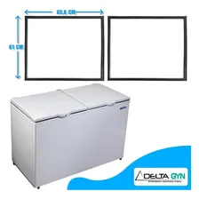 2 Gaxeta Borracha Freezer Horizontal Metalfrio Da400 A Da420 Foto mini 3