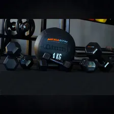 2 Halteres Dumbbell Pintado 18kg P/musculação Supino Stiff Cor Preto Foto mini 3