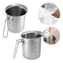 2 Jarras Graduada Medidor Aço Inox 1 Litro Foto mini 1