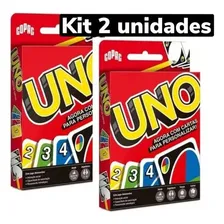 2 Jogos Baralho Uno Cards Diversão Crianças Adultos FamÃlia Foto mini 1