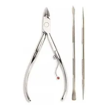 2 Kit Alicate Mundial + Espatula + Palito 778ep Afiado Inox Foto mini  2