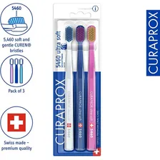 2 Kit De Escova Trio Curaprox 5460 Ultra Macia - Cores Foto mini 2