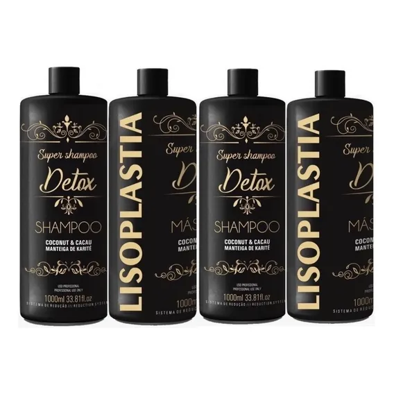 2 Kit Escova Progressiva Lisoplastia Gold Litro Foto 1