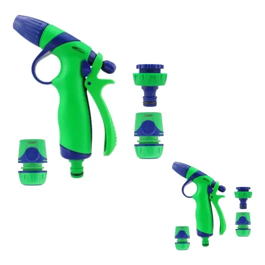 2 Kit Esguicho 1 Jato + Conectores Engate Rapido 1/2 Amanco Foto 1