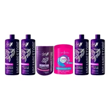 2 Kit Selagem Argan Restore + Btx + Mascara Desarma Fios 1kg Foto mini 1