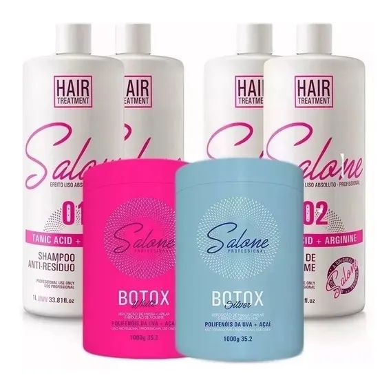 2 Kit Selagem Salone + 1 Btx White + 1 Btx Matizador 1kg Foto 1