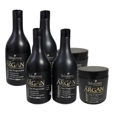 2 Kits Maycrene 脫leo De Argan Branco P贸s Progressiva 6x500ml Foto mini 3