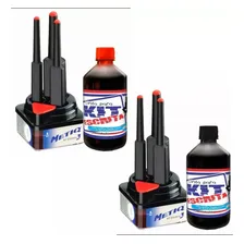 2 Kits Metiq 3 Pincéis P/ Escrever Cartaz + 2 Tintas 500ml Foto mini 1