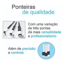 2 Kits Metiq 3 Pincéis P/ Escrever Cartaz + 2 Tintas 500ml Foto mini 3