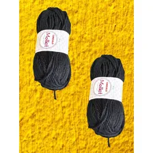 2 Lã Mollet Novelo Preto Trança E Box Braid, Twist E Tricô Foto mini 4