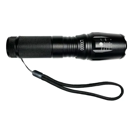 2 Lanternas Tática Militar Recarregável Police Zoom Lanterna Preto Luz Branco Foto 1