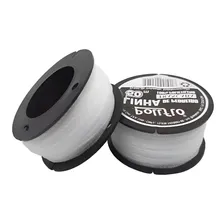 2 Linha Fio De Pedreiro 50m Trançada 1mm Polifio Cor Branco Foto mini 1