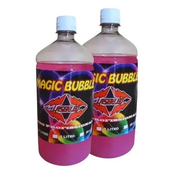 2 Liquido Bolha De Sabão - Bolinhas De Sabão Fluido 110v/220v Foto 1