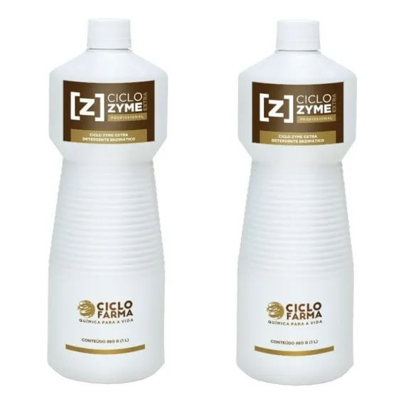 2 Litros Detergente Enzimático Ciclozyme Extra Profissional Foto 1
